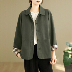 批发大码<b class='q'>女装</b><b class='q'>外套</b>2026春秋新款宽松休闲夹克上衣中年妈妈装时尚<b class='q'>外衣</b>