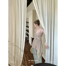 批发木星子Eira 波西米少女 度假风流苏吊带背心女夏<b class='q'>中长款</b>设计感上衣