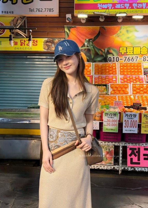 오래된 돈 바람 품격 polo 반팔 맨위 몸매 가꾸기 반신 스커트 투피스 세트 여성 의류 레트로 패션 착용 가져 가라. 전체 집합