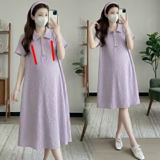 批发已出货   新款哺乳<b class='q'>外出</b>时尚显瘦辣妈<b class='q'>外出</b>喂奶连衣裙