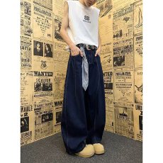 批发港风潮男女同款美式新款个性牛仔裤<b class='q'>嘻哈</b>ins潮高街潮流痞帅长裤子