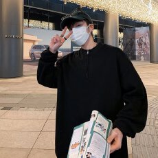 批发美式秋冬卫衣男女款年春秋冬季韩版新款圆领宽松上衣chic<b class='q'>港风</b>潮流