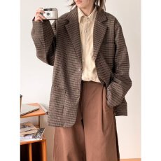 批发韩版潮流男女款上衣帅气宽松港风西装外套情侣春秋百搭休闲西服潮