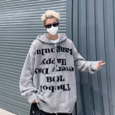 批发秋冬中性开衫毛衣美式复古休闲慵懒风情侣针织衫男女新款美式<b class='q'>外套</b>