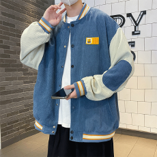 批发日系潮牌美式秋冬季<b class='q'>夹克</b>男女新款休闲棒球服中性风<b class='q'>男士</b>情侣<b class='q'>外套</b>