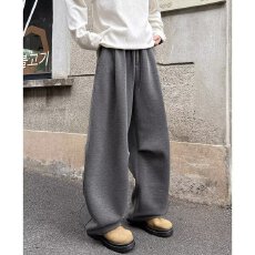 批发美式复古重磅高级感弯刀<b class='q'>西裤</b><b class='q'>男</b>女款直筒宽松潮牌休闲阔腿香蕉长裤