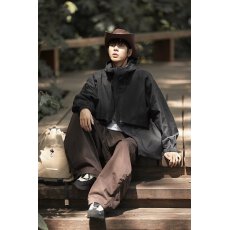 批发美式痞帅外套男新款高街潮牌港风日系原宿风<b class='q'>韩版</b>潮流宽松<b class='q'>情侣</b><b class='q'>夹克</b>