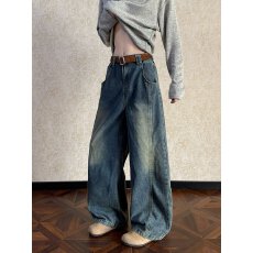 批发港风潮男女新款美式个性情侣牛仔裤<b class='q'>嘻哈</b>中性风潮高街潮流痞帅长裤