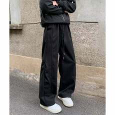 美式宽松休闲裤男女款韩版潮流百搭裤子情侣潮牌坠感阔腿拖地长裤