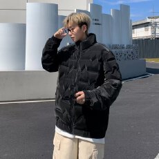 批发冬季新款立领棉服外套男女韩版潮流宽松百搭帅气棉衣情侣上衣外套