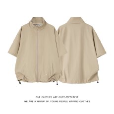 批发复古<b class='q'>衬衫</b>男女生春夏港风学生宽松小众设计感中性新款情侣上衣外穿