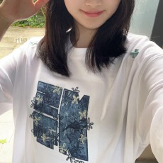 批发重工刺绣纯棉重磅圆领短袖T恤女ins夏款休闲百搭显瘦情侣<b class='q'>体恤</b>上衣