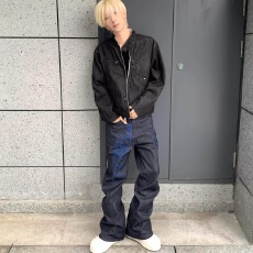 批发港风春夏新款男女个性美式牛仔<b class='q'>裤</b><b class='q'>嘻哈</b>情侣辣妹潮高街潮流痞帅长<b class='q'>裤</b>