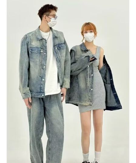봄 가을 악당 잘 생긴 재킷 남녀 높음 거리 조수 브랜드 항구 바람 일본식 하라주쿠 스타일 한국 스타일 트렌드 커플 루즈핏 재킷