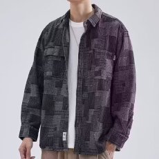 批发春秋新款男女痞帅<b class='q'>衬衫</b><b class='q'>情侣</b><b class='q'>韩版</b>宽松百搭潮流ins休闲<b class='q'>衬衣</b>工装外套