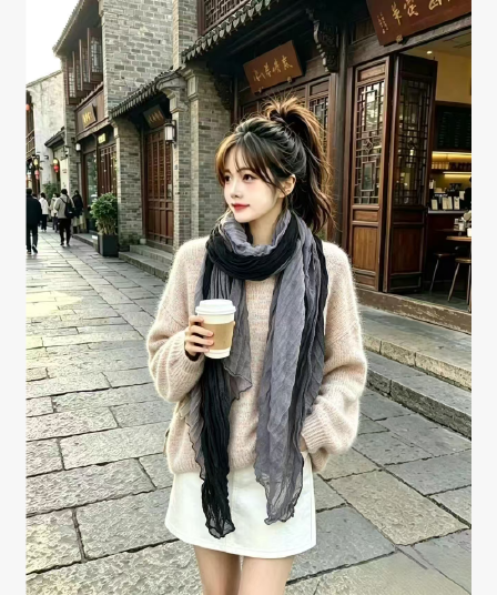 루즈핏 느긋한 바람 스웨터 여자 가을 겨울철 2026 새로운 한 부서 라운드 넥 풀오버 미니멀리즘 다용도 니트 기본 셔츠