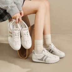 实价不减2026新款复古德训鞋软底轻便运动休闲透气百搭防滑小白鞋