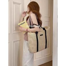 批发草编包托特包海边沙滩包大容量编织包包女夏天2025新款