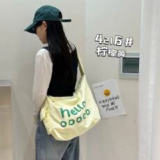 批发包包女韩版ins新款字母印花轻便尼龙单肩包休闲百搭大容量斜挎包