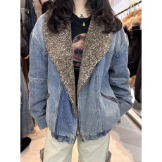 批发R13秋冬新款毛领皮衣女防寒保暖皮<b class='q'>褂</b>潮加绒加厚小个子皮外套短款