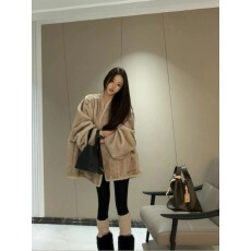 批发老钱慵懒风不挑人披肩外套女2025<b class='q'>秋</b>冬新款巨好看百搭洋气环保皮草