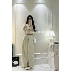 批发纯欲辣妹抹胸牛仔<b class='q'>连体</b><b class='q'>短裤</b>女2026夏季新款设计感小众收腰阔腿裤潮