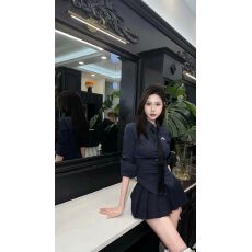 批发龙牙童推荐【逃课学姐】春夏<b class='q'>衬衫</b>半身裙两件套长袖<b class='q'>ol</b>修身显瘦学院