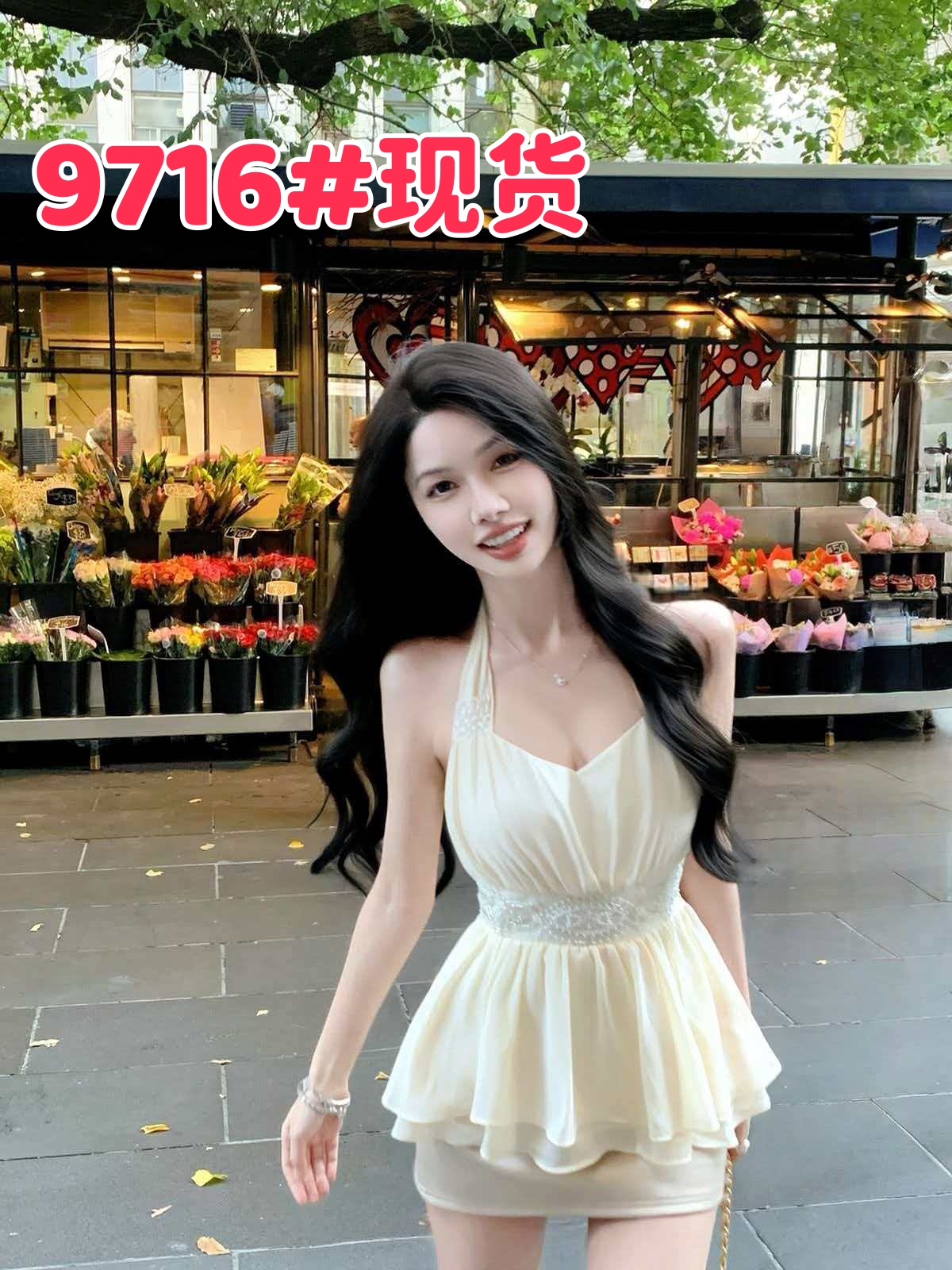 justqin 3 10 일 켜기 새로운 남자 하얀 배 2026 새로운 봄 드레스 허리 수축 섹시함 시폰 셔츠 여성