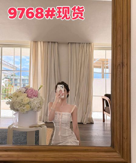 04 28 jmshopantique 에드워드 화이트 자수 주간 실크 아마 슬립 드레스