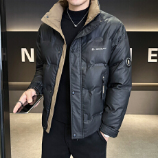 批发羽绒棉服男<b class='q'>潮牌</b>立领休闲高级感加厚保暖外套冬季2025青年<b class='q'>男装</b>上衣
