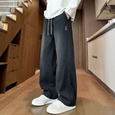 实拍秋冬季新款男士休闲裤潮流直筒莱赛尔简约百搭休闲男生长裤