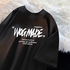 批发重磅新款夏季短袖<b class='q'>t</b><b class='q'>恤</b>男生字母潮牌美式休闲高街<b class='q'>青少年</b>纯棉上衣服