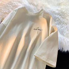 短袖t恤男ins宽松百搭简式休闲高街潮牌体恤纯棉半袖夏季打底上衣