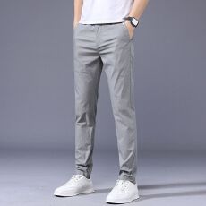 四季款新款男士休闲裤潮流百搭直筒男裤韩版修身男生休闲长裤