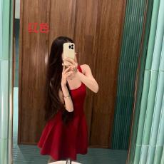 批发JAMAIS VU天鹅吻纯欲版型 摇曳<b class='q'>花苞</b>摆 清纯方领吊带<b class='q'>连衣裙</b>女