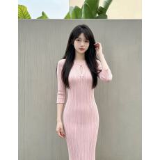 批发韩国气质名媛镂空冰丝连衣裙小心机<b class='q'>夜店</b><b class='q'>性感</b>纯欲甜辣风OL包臀长裙