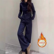 批发加绒厚休闲运动装套装女2025新款早<b class='q'>春</b>小个子韩系穿搭高级感特绝美