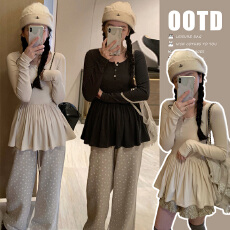 批发2025秋冬版新款升级版薄绒温暖小裙摆百搭减龄叠穿打底内搭大码