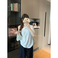 批发实拍 斜肩短袖<b class='q'>T</b>韩系露肩夏季设计感休闲上衣