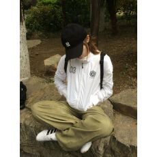 批发前后有印花 户外短款防晒衣女夏季新款运动风白色修身立领