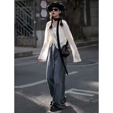 批发轻云出岫 仙气十足 泡菜的店春夏薄款蕾丝<b class='q'>开衫</b><b class='q'>外</b><b class='q'>搭</b>冰丝网纱防晒衫