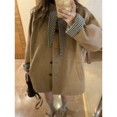 批发原版品质 不减 秋冬新款呢子大衣毛呢外套高级感气质流行小个子潮