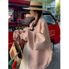 批发原版品质 不减 春秋款<b class='q'>新款</b>宽松休闲加厚外套棒球服女<b class='q'>夹克</b>上衣服潮