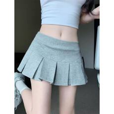 批发非<b class='q'>实拍</b>不减 美式性感低腰A字裙甜辣女生防走光<b class='q'>运动</b>纯欲百褶半身裙