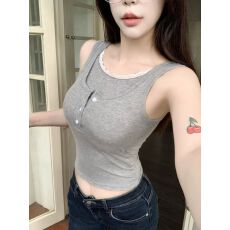 批发非实拍不减 <b class='q'>蕾丝</b>假两件工字背心女春夏季内搭外穿吊带打底<b class='q'>上衣</b>潮