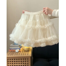 批发<b class='q'>春</b>夏法式芭蕾纱裙蓬蓬公主短裙蛋糕裙女半身a字裙防走光内衬裙子