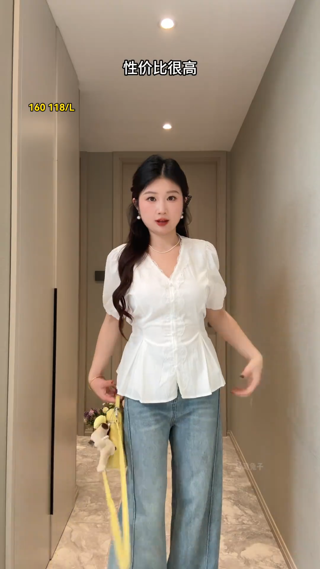 2026 여름 새로운 지방 mm 프랑스식 레이스 조각 반팔 여성 셔츠 빅 사이즈 허리 수축 슬림해 보이는 맨위