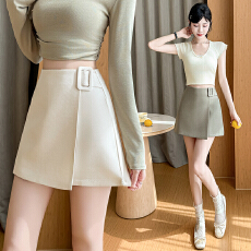 批发实拍 春夏款款高腰<b class='q'>西装</b>半身<b class='q'>裙</b>女设计感不规则A字包臀短<b class='q'>裙</b>