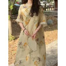 批发新中式女装国风气质高级感<b class='q'>连衣裙</b>女2026春季新款今年流行爆款裙子