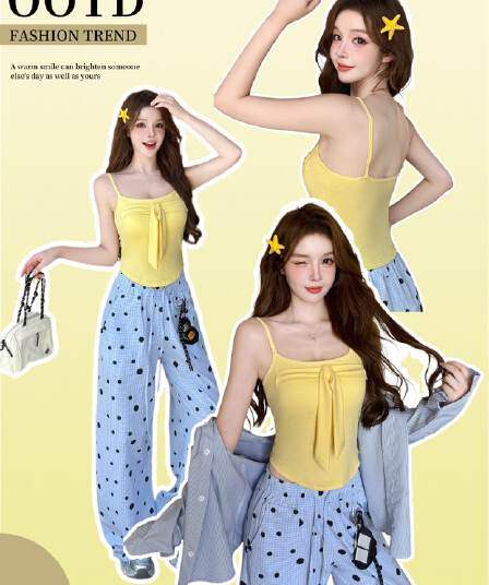달콤함 소녀 바람 활력 분위기 센스 부드러운 연령 감소 미니멀리즘 디자인 센스 나만의 것을 가져와 라. 가슴 패드 3 차원 나비 매듭 슬립